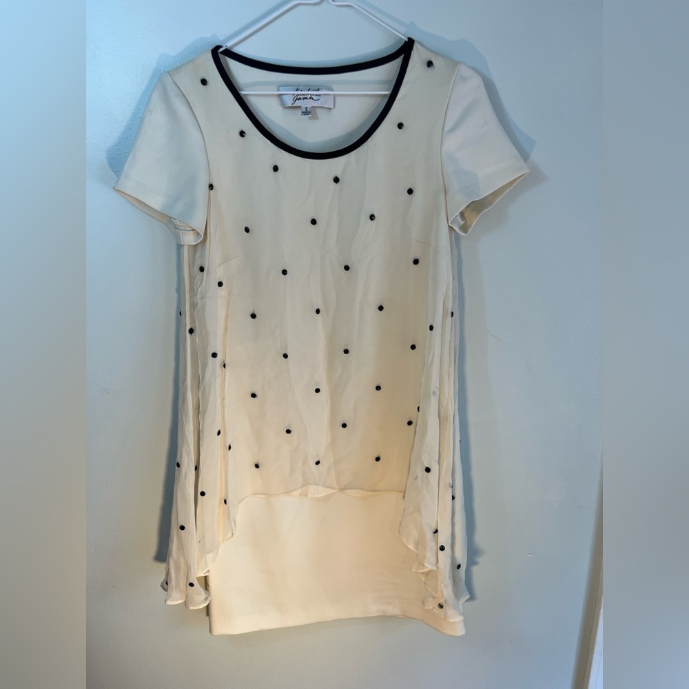 Badgley Mischka silk tunic/ dress